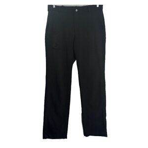 Nike TIGER WOODS Collection Men Pants Dri-Fit Zipper Snap Sz 32 Black 52-23